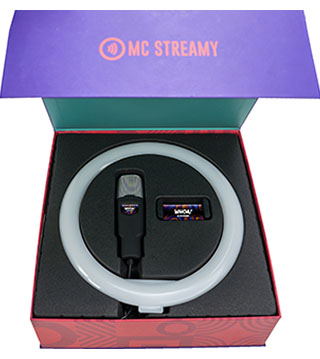 McStreamy Microphone and Light Ring