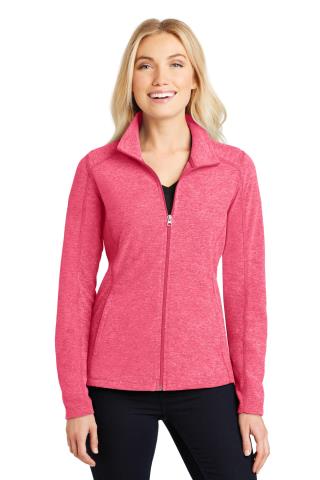 Ladies' Heather Microfleece Full-Zip Jacket