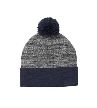 STC41 - Heather Pom Pom Beanie